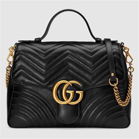 black woman gucci bag|gucci marmont medium black.